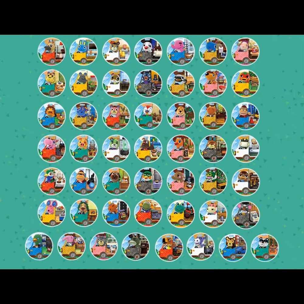 ▫️Mini Animal Crossing Cars Amiibo Cards